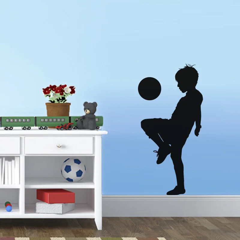 Creative Boy Playing Soccer Wall Stickers Sport Football Kids Wallstickers For Children Room Decor
Creative Boy Playing Soccer Wall Stickers Sport Football Kids Wallstickers For Children Room Decor