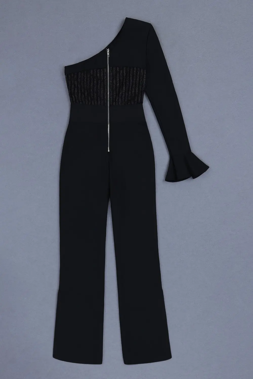 One-Shoulder Bandage Jumpsuits Elegant Fashion Celebrity Night Club Party Black Bodycon Women Jumpsuit Sexy
One-Shoulder Bandage Jumpsuits Elegant Fashion Celebrity Night Club Party Black Bodycon Women Jumpsuit Sexy