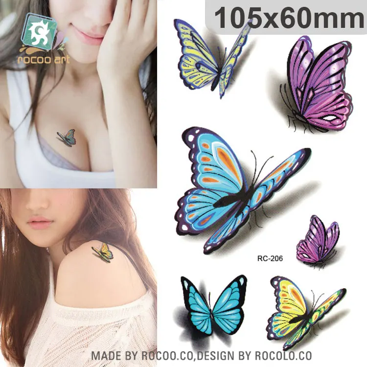 Rocooart Colorful Butterfly Fake Tattoo Sleeve 3D Taty Women Waterproof Temporary Tattoo Sticker Tatuaje For Shoulder Ankle Arms
Rocooart Colorful Butterfly Fake Tattoo Sleeve 3D Taty Women Waterproof Temporary Tattoo Sticker Tatuaje For Shoulder Ankle Arms