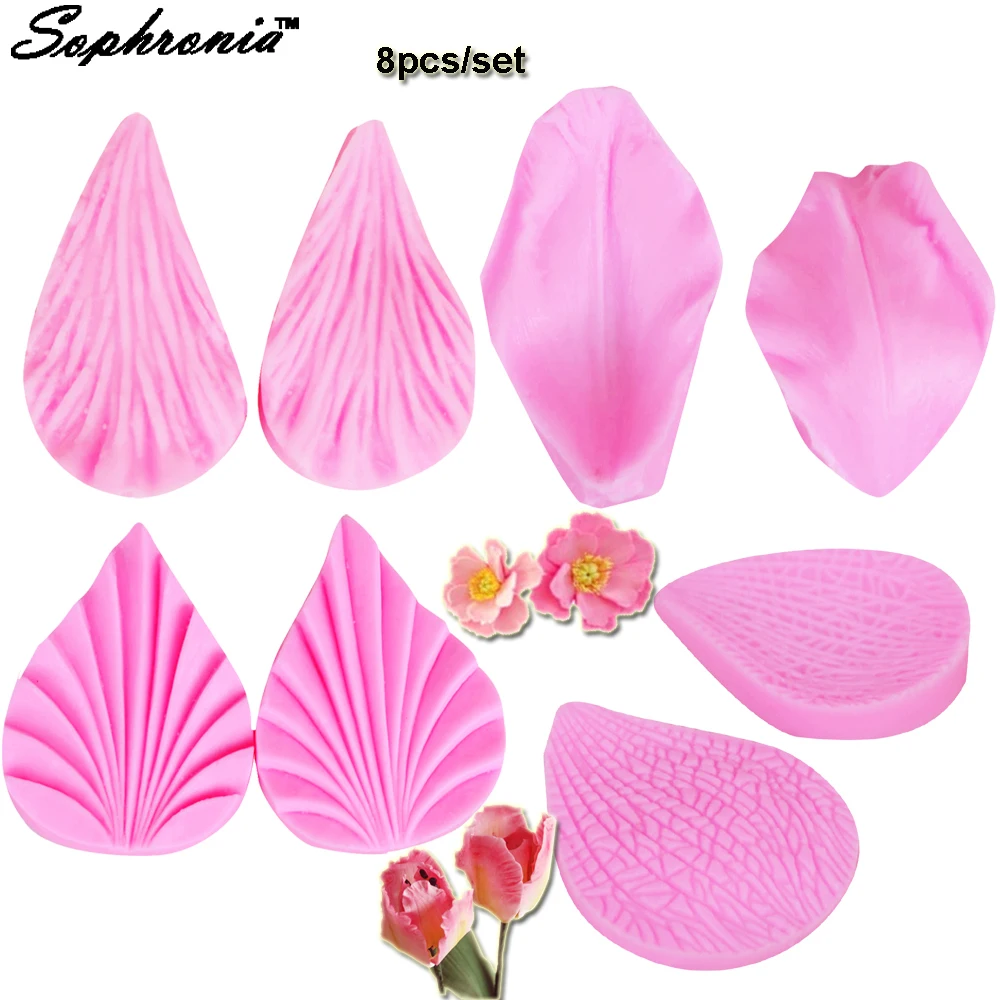 Sophronia Phalaenopsis Tulip Flower Leaf Petals Silicone Mold Chocolate Wedding Fondant Cake Decorating Tools Bakeware C094
Sophronia Phalaenopsis Tulip Flower Leaf Petals Silicone Mold Chocolate Wedding Fondant Cake Decorating Tools Bakeware C094