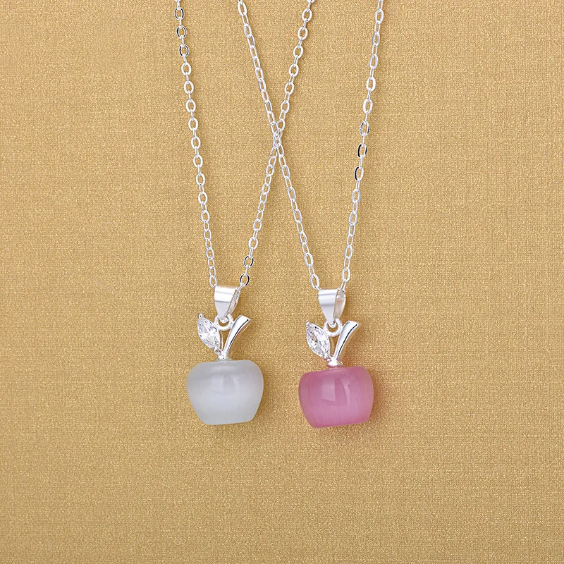 Bijoux Fashion Tear Drop White/Pink Apple Cubic Women Pendant Silver Color Necklaces Jewelry
Bijoux Fashion Tear Drop White/Pink Apple Cubic Women Pendant Silver Color Necklaces Jewelry