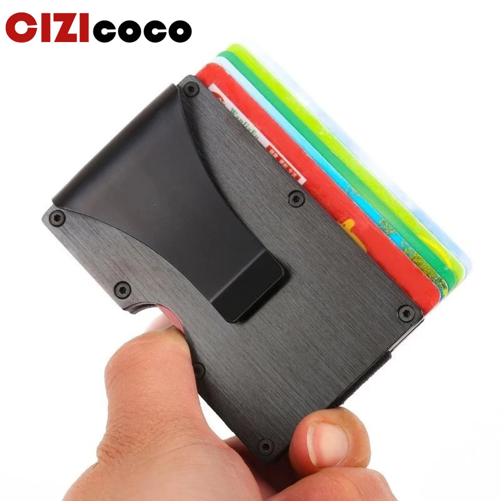 Новый дизайн минималистичный кошелек Rfid блокирующий кредитный держатель для