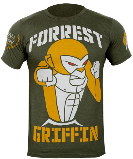man short sleeve t-shirt Forrest Griffin mma fight tops Fightwear boxing jerseys tops
man short sleeve t-shirt Forrest Griffin mma fight tops Fightwear boxing jerseys tops