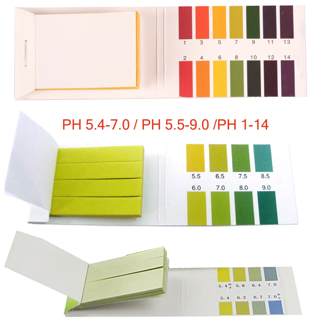 80 Strips PH 5.4-7.0,PH 5.5-9.0,PH 1 -14 Alkaline Test Papers Strips Indicator Lab Supplies Litmus Testing Kit For Plant,Water
80 Strips PH 5.4-7.0,PH 5.5-9.0,PH 1 -14 Alkaline Test Papers Strips Indicator Lab Supplies Litmus Testing Kit For Plant,Water
