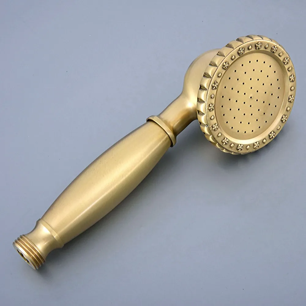 Brushed Brass Bath Telephone Shape Hand Spray Handheld Shower head / Bathroom Accessory ahh077
Brushed Brass Bath Telephone Shape Hand Spray Handheld Shower head / Bathroom Accessory ahh077