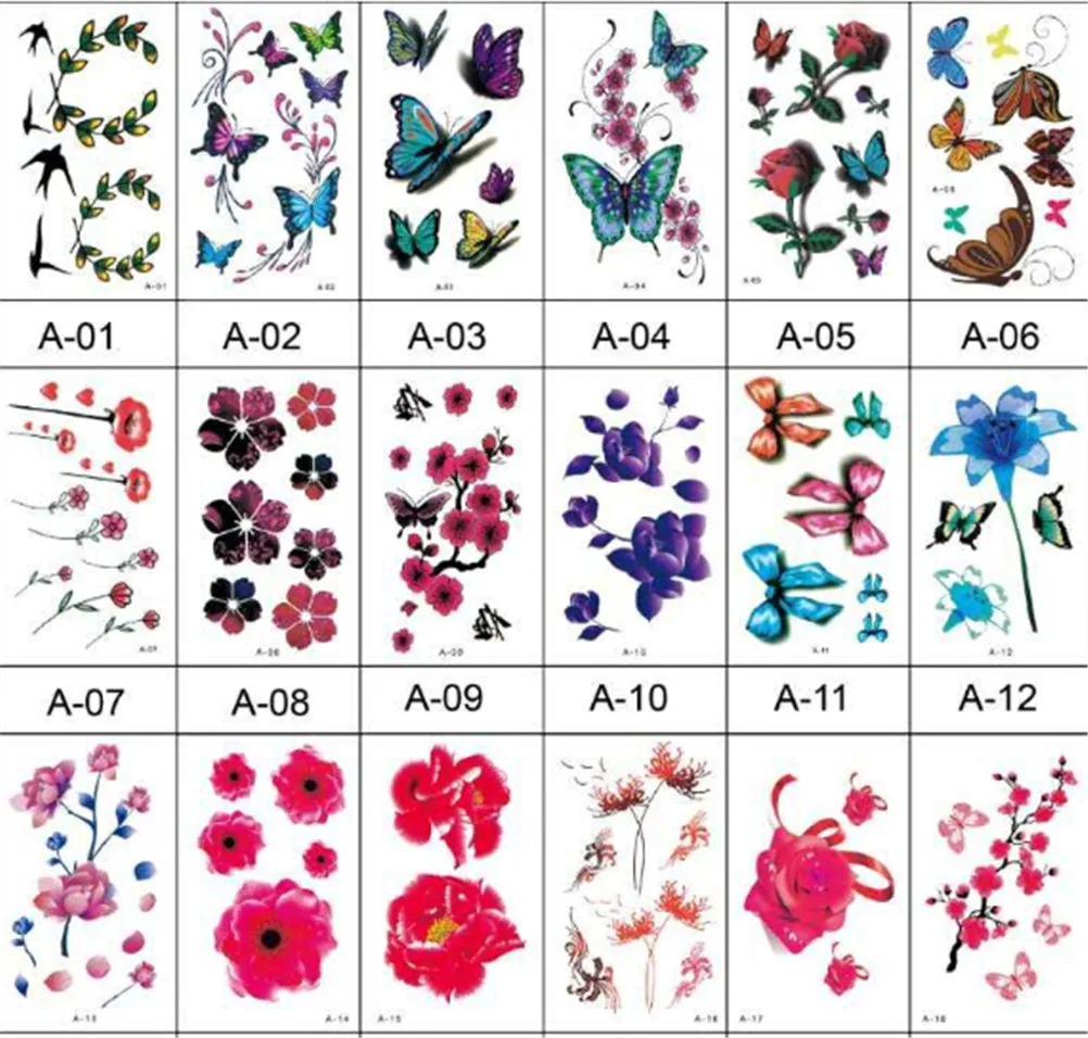 Womens Girls Body Art Makeup Cool 3D Waterproof Temporary Tattoo Stickers Beautiful Water Transfer Tattoos
Womens Girls Body Art Makeup Cool 3D Waterproof Temporary Tattoo Stickers Beautiful Water Transfer Tattoos