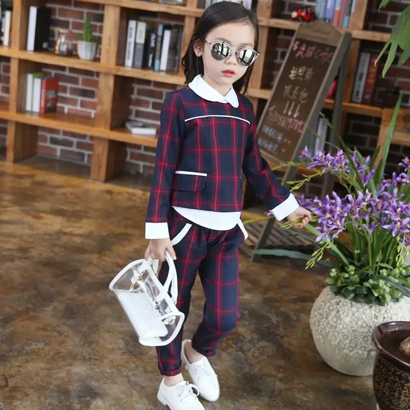 Kindstraum 2018 New Children Plaid Clothing Suits Kids Shirts + Trousers British Style Sets Spring & Autumn School Wear,RC836
Kindstraum 2018 New Children Plaid Clothing Suits Kids Shirts + Trousers British Style Sets Spring & Autumn School Wear,RC836