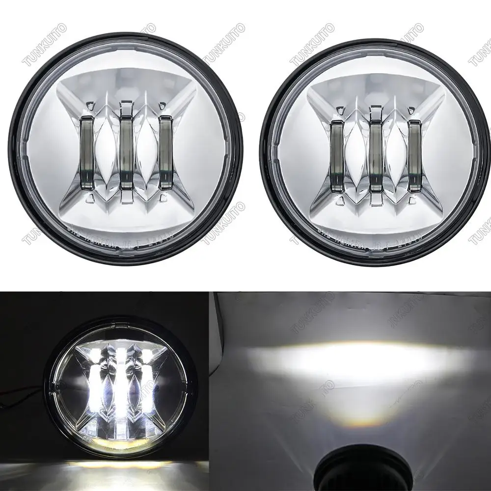 2PCS 4.5 Inch Sliver 30W 6500K IP 67 LED Fog Light Driving Lamp For Motorcycle For Ha rley
2PCS 4.5 Inch Sliver 30W 6500K IP 67 LED Fog Light Driving Lamp For Motorcycle For Ha rley