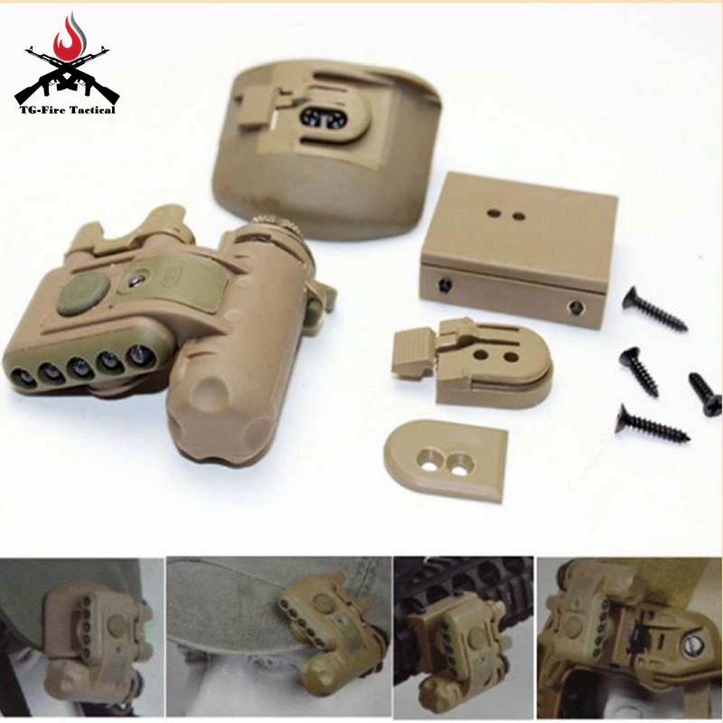 Element Tactical Softair GEN 2 HELMET LIGHT White Red IR Led Gen II Helmet Flashlight Gen TWO Helmet Lights Tactical
Element Tactical Softair GEN 2 HELMET LIGHT White Red IR Led Gen II Helmet Flashlight Gen TWO Helmet Lights Tactical