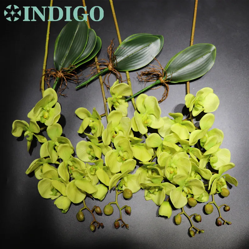 INDIGO - Green Orchid Flower Arrangment (4 pcs orchid +3pcs Leaf ) Real Touch Flower Table Decoration Event Flower Room Display
INDIGO - Green Orchid Flower Arrangment (4 pcs orchid +3pcs Leaf ) Real Touch Flower Table Decoration Event Flower Room Display