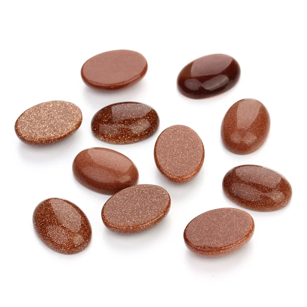 10pcs Natural Stone Oval Flatback 10x14/13x18/18x25mm Golden Sandstone Cabochon For DIY Jewelry Making Pendant Accessories
10pcs Natural Stone Oval Flatback 10x14/13x18/18x25mm Golden Sandstone Cabochon For DIY Jewelry Making Pendant Accessories