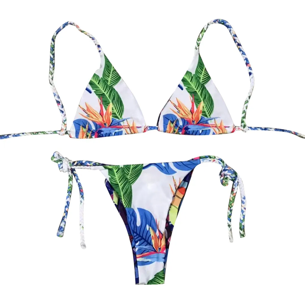 Bathing suit Fashion Summer women Lace Up Printed Padded Two-Sided Bathing Suit Bikini Set Swimwear Swimsuit outdoor Bikini
Bathing suit Fashion Summer women Lace Up Printed Padded Two-Sided Bathing Suit Bikini Set Swimwear Swimsuit outdoor Bikini