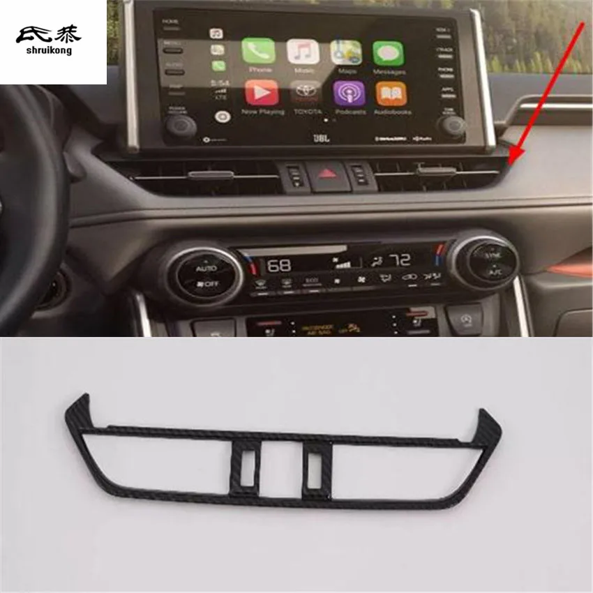 1PC Car Sticker ABS Carbon Finber Grain Central Control Air Conditioning Outlet Decoration Cover For 2019 Toyota RAV4
1PC Car Sticker ABS Carbon Finber Grain Central Control Air Conditioning Outlet Decoration Cover For 2019 Toyota RAV4