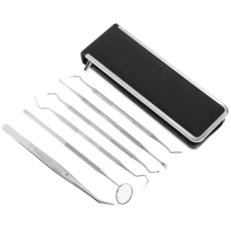 6pcs Stainless Steel Teeth Whitening Kit Dental Tools Dentists Pick Tool Tooth Scraper Set for Personal & Professional Use
6pcs Stainless Steel Teeth Whitening Kit Dental Tools Dentists Pick Tool Tooth Scraper Set for Personal & Professional Use