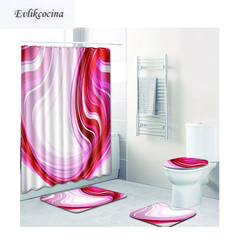 Free Shipping 4Pcs Red Pink White Gradual Change Banyo Bathroom Bath Mat Set Tapete Banheiro Washable Toilet Rug Alfombra Bano
Free Shipping 4Pcs Red Pink White Gradual Change Banyo Bathroom Bath Mat Set Tapete Banheiro Washable Toilet Rug Alfombra Bano