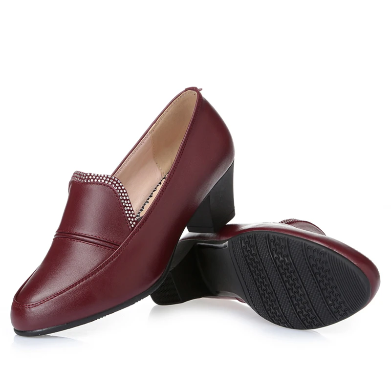 SNURULAN spring new genuine leather women shoes rhinestone breathable plus size 41-43comfortable light mother shoes womenE557
SNURULAN spring new genuine leather women shoes rhinestone breathable plus size 41-43comfortable light mother shoes womenE557