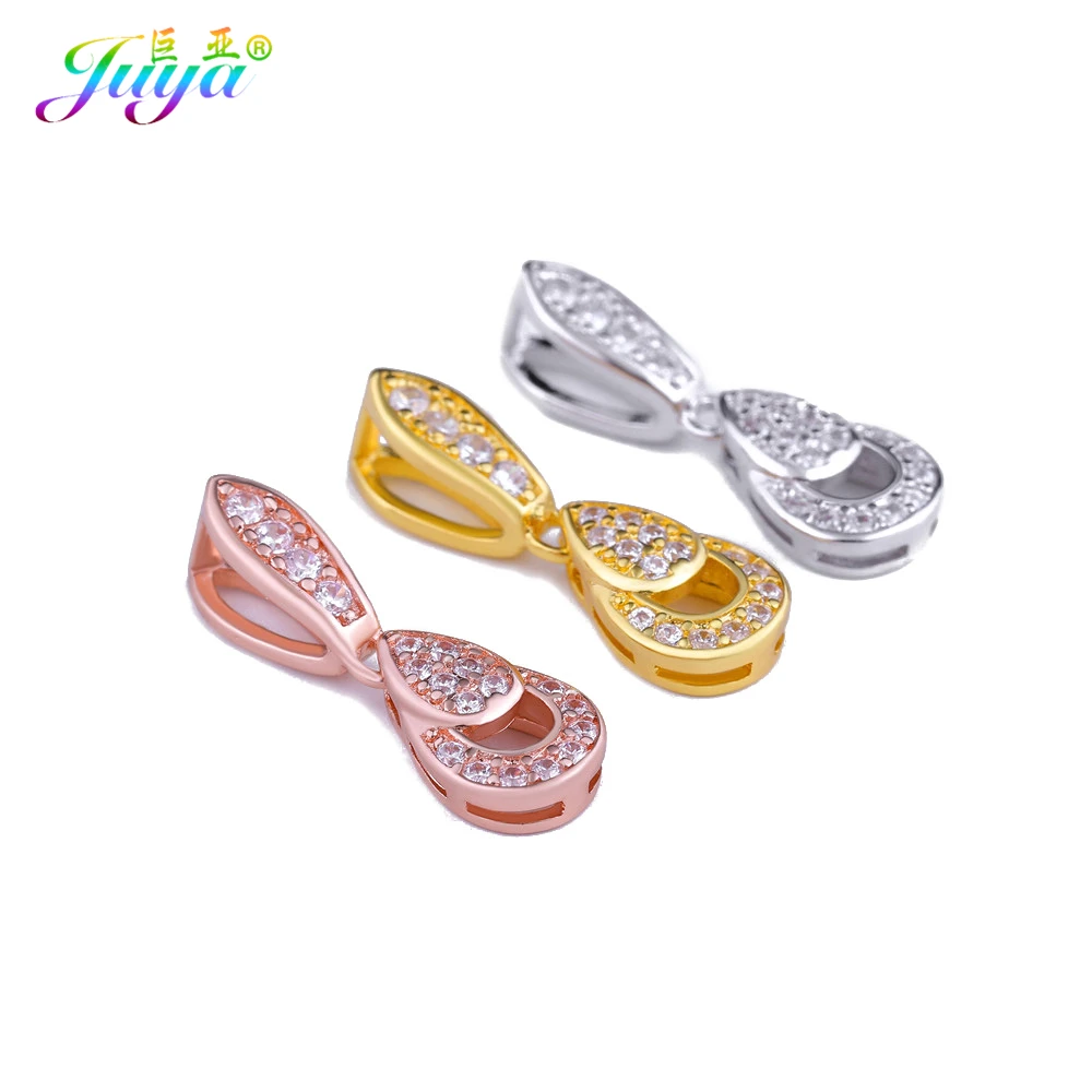 Juya 2 4Pcs/Lot 18K Gold Plated Copper Clamp Pinch Clip Bails Hook Mountings For DIY Women Luxury Crystals Agate Jewelry Making
Juya 2 4Pcs/Lot 18K Gold Plated Copper Clamp Pinch Clip Bails Hook Mountings For DIY Women Luxury Crystals Agate Jewelry Making