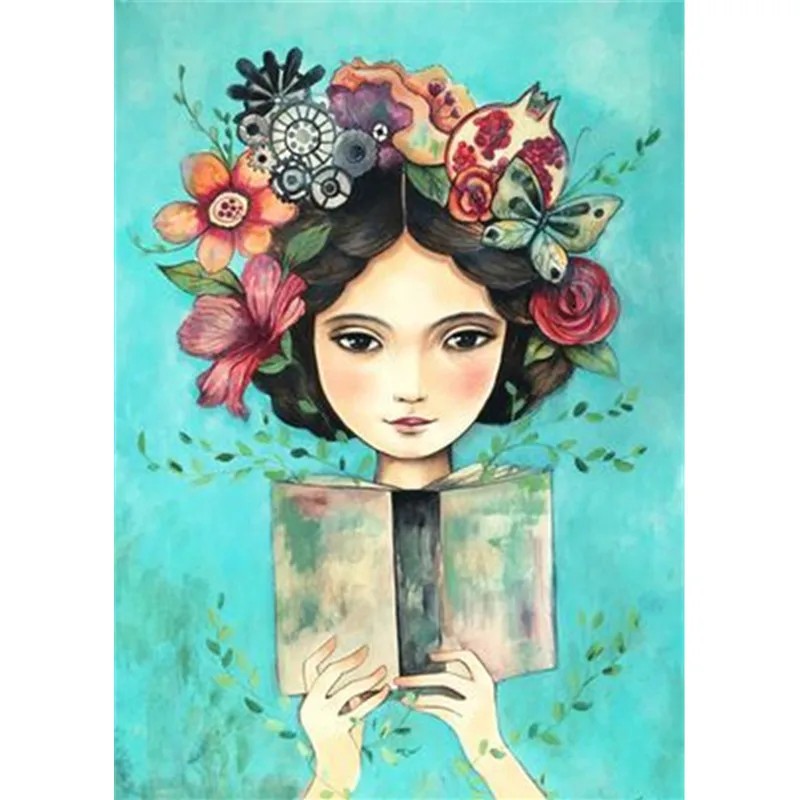 3D DIY Full Rubik Diamond painting Round 5D Square Diamond Embroidery Sale Home decoration rhinestones picture Girl reading book
3D DIY Full Rubik Diamond painting Round 5D Square Diamond Embroidery Sale Home decoration rhinestones picture Girl reading book