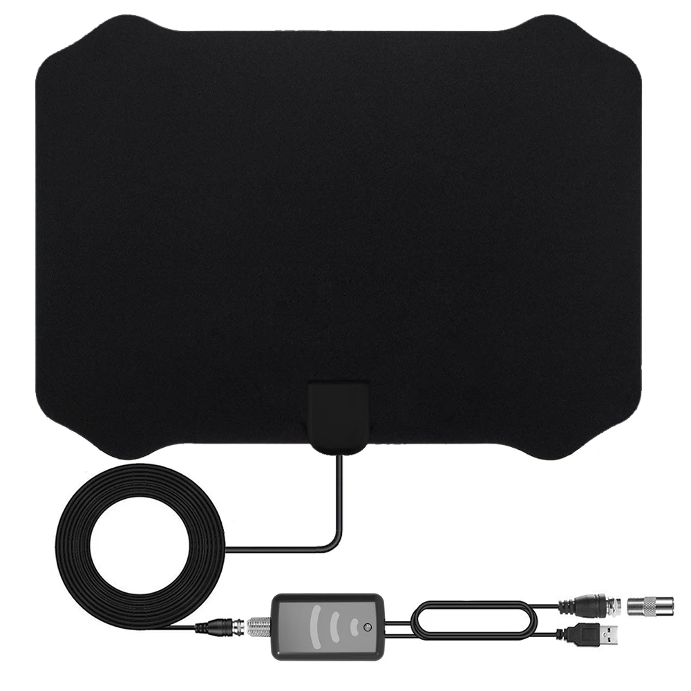 120 Miles Digital HDTV Indoor TV Antenna with High Gain Amplifier Signal Booster TVFox Antena TV Surf Antennas Aerial Receiver
120 Miles Digital HDTV Indoor TV Antenna with High Gain Amplifier Signal Booster TVFox Antena TV Surf Antennas Aerial Receiver
