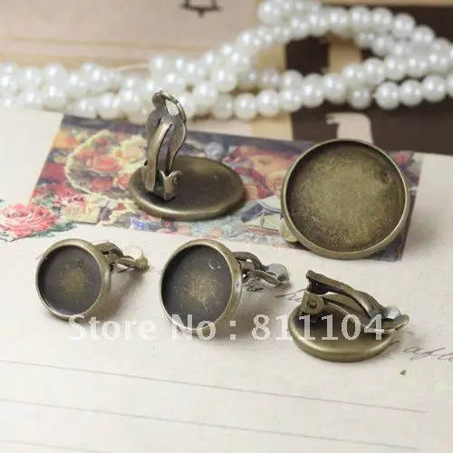 Free Ship 16mm Antique Bronze Copper Circle Blank Tray Base Clip Stud Earrings 4 Diy Resin Cameo CABs Jewelry Settings Wholesale
Free Ship 16mm Antique Bronze Copper Circle Blank Tray Base Clip Stud Earrings 4 Diy Resin Cameo CABs Jewelry Settings Wholesale