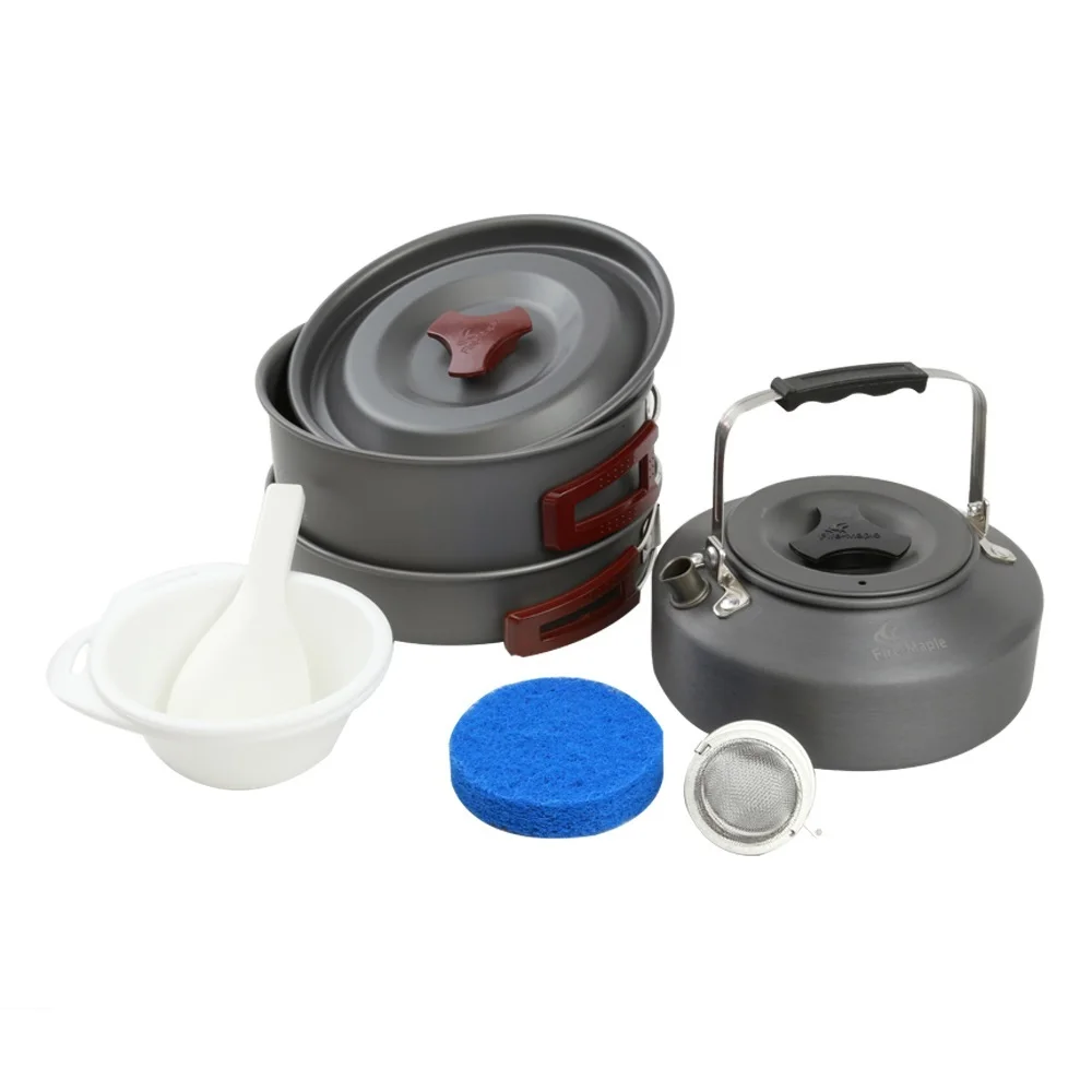 Fire Maple 2-3 Persons Set Be Cocina Camping Pot Outdoor Cutlery With Kettle Panelas Camp Cooking Cookware Picnic FMC-204
Fire Maple 2-3 Persons Set Be Cocina Camping Pot Outdoor Cutlery With Kettle Panelas Camp Cooking Cookware Picnic FMC-204