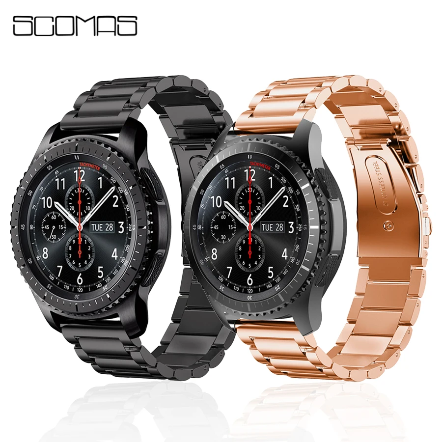 SCOMAS Stainless Steel Watch Band For Samsung Gear S3 Frontier Metal Classic Smart Watch Bracelet Strap
SCOMAS Stainless Steel Watch Band For Samsung Gear S3 Frontier Metal Classic Smart Watch Bracelet Strap