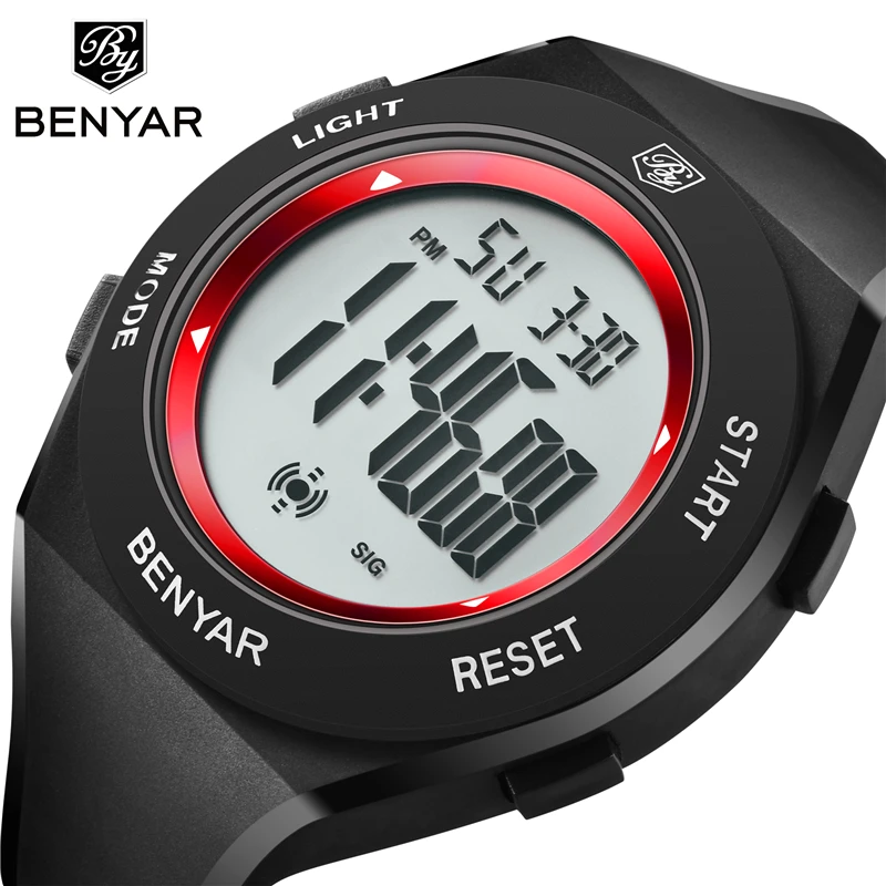 BENYAR Brand Sport Watch Waterproof LED Digital Stopwatch Alarm Silicone Wristwatches For Men Clock Backlight Reloj Hombre 2021
BENYAR Brand Sport Watch Waterproof LED Digital Stopwatch Alarm Silicone Wristwatches For Men Clock Backlight Reloj Hombre 2021