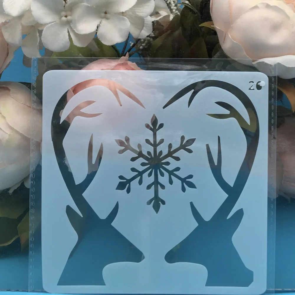 1Pcs 13cm Heart Deer DIY Layering Stencils Wall Painting Scrapbook Coloring Embossing Album Decorative Card Template
1Pcs 13cm Heart Deer DIY Layering Stencils Wall Painting Scrapbook Coloring Embossing Album Decorative Card Template