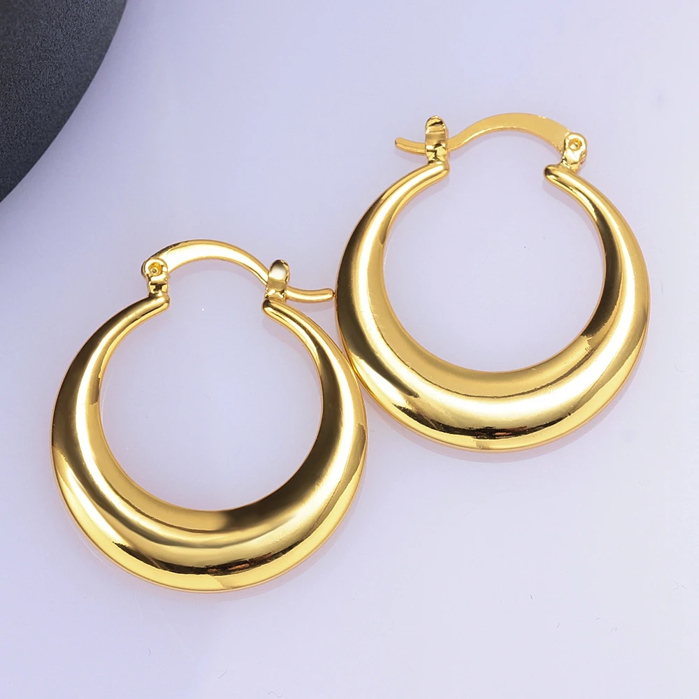 luxury female Earrings Jewelry Gold/Rose Gold Color Gold Plating Simple smooth round earrings for Women fashion jewelry gifts
luxury female Earrings Jewelry Gold/Rose Gold Color Gold Plating Simple smooth round earrings for Women fashion jewelry gifts