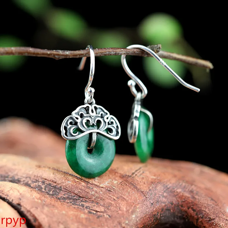 KJJEAXCMY fine jewelry Thai silver handmade earrings, S925 sterling silver jewelry, national characteristics, iron dragon Sheng
KJJEAXCMY fine jewelry Thai silver handmade earrings, S925 sterling silver jewelry, national characteristics, iron dragon Sheng