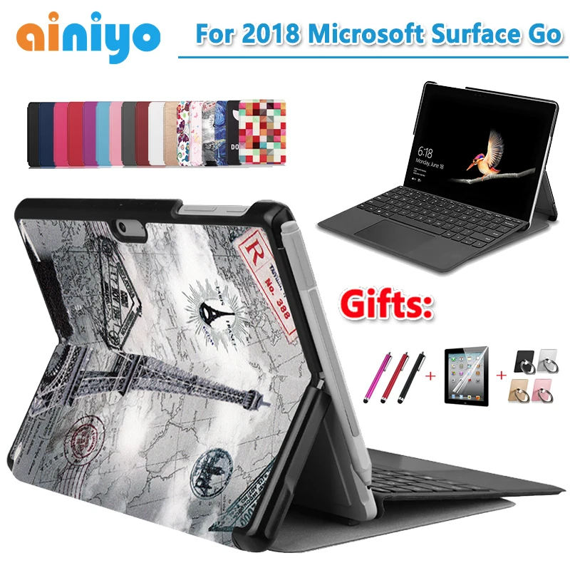 Высококачественный чехол для Microsft Surface Go 10 дюймов складной Стенд защитный из