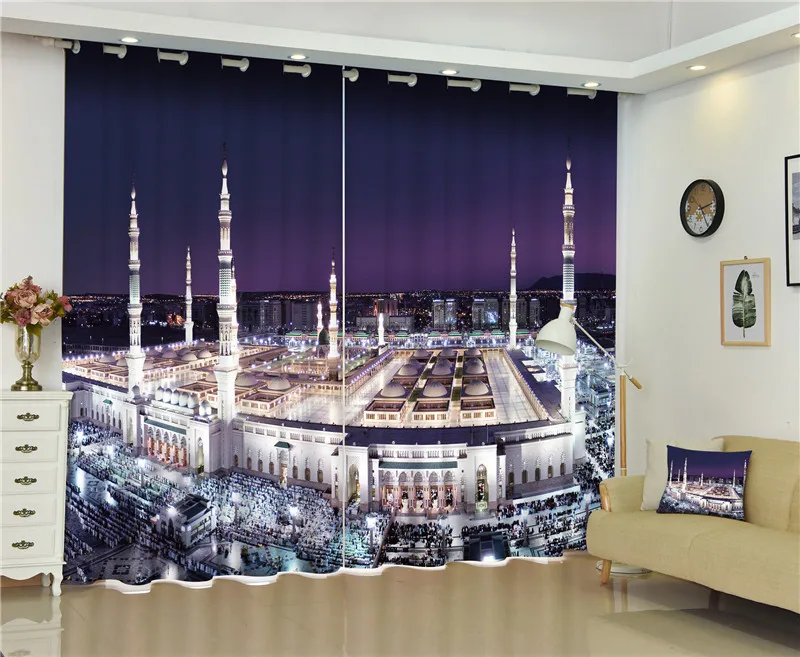 Blackout Window Curtain Great Mosque 3D Curtains For Bedding room Living room Hotel Drapes Cortinas De Sala
Blackout Window Curtain Great Mosque 3D Curtains For Bedding room Living room Hotel Drapes Cortinas De Sala