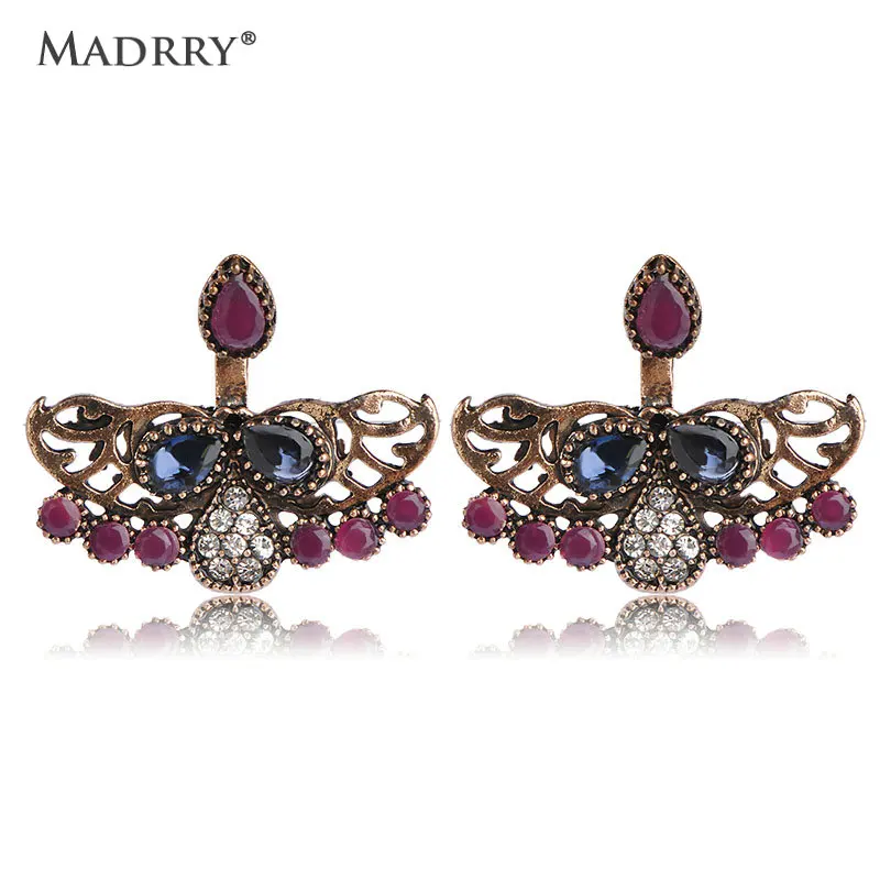 Madrry Turkish Water Drop Resin Stud Earrings For Women Antique Gold Color Crystal Jewelry Lady Party Decoration Brincos Aretes
Madrry Turkish Water Drop Resin Stud Earrings For Women Antique Gold Color Crystal Jewelry Lady Party Decoration Brincos Aretes