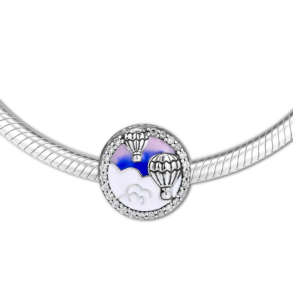 Fits for Europe Charms Bracelets Hot Air Balloon Trip Beads 100% 925 Sterling Silver Jewelry Free Shipping
Fits for Europe Charms Bracelets Hot Air Balloon Trip Beads 100% 925 Sterling Silver Jewelry Free Shipping