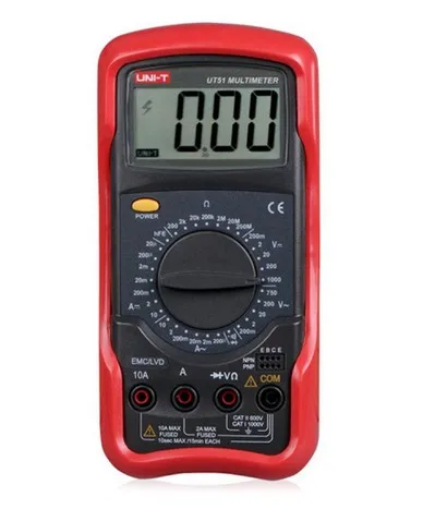 Цифровой мультиметр с истинным среднеквадратичным значением UNI-T, UT51, UT52, UT53, UT55, UT56
Цифровой мультиметр с истинным среднеквадратичным значением UNI-T, UT51, UT52, UT53, UT55, UT56