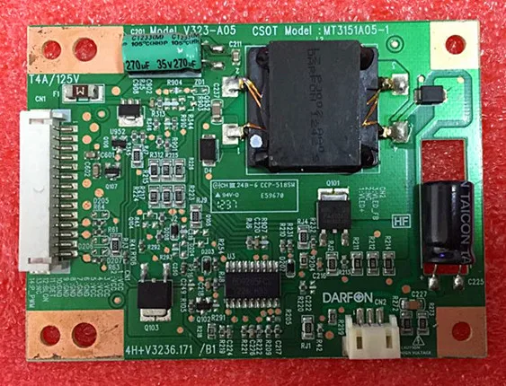 Original L32E5020E Constant Current Board V323-A05 MT3151A05-1 4H+V3236.171/B1 Speaker Accessories
Original L32E5020E Constant Current Board V323-A05 MT3151A05-1 4H+V3236.171/B1 Speaker Accessories