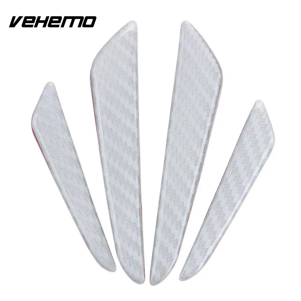 Vehemo 4 шт. защитная лента для автомобильной двери и края автомобиля стикер защиты