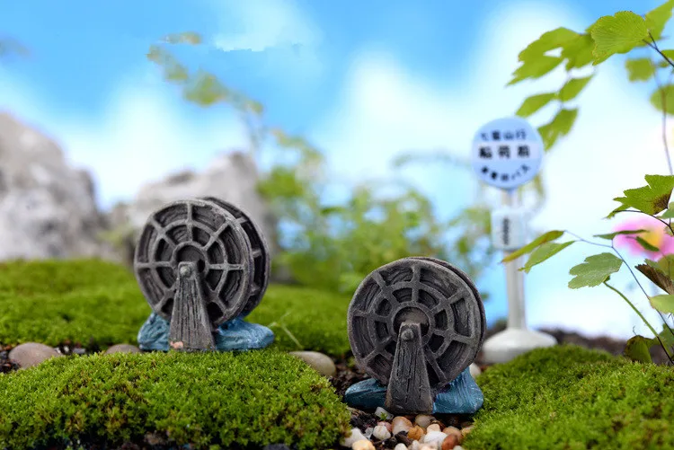 2pcs/lot Mini Vintage Waterwheel Miniature Fairy Garden Home Decoration Houses Craft Micro Landscaping Decor DIY Gift KS 033
2pcs/lot Mini Vintage Waterwheel Miniature Fairy Garden Home Decoration Houses Craft Micro Landscaping Decor DIY Gift KS 033