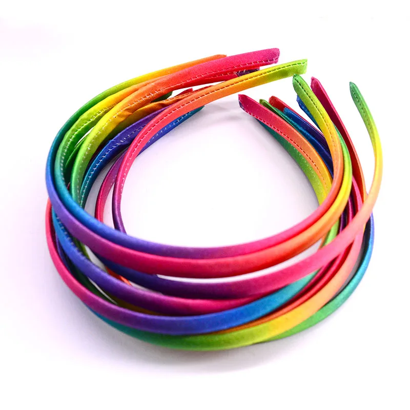 10 Pcs/lot 1.5cm Rainbow print Satin warp Headbands Girls' DIY Headwear Accessories PH029 Dropshipping
10 Pcs/lot 1.5cm Rainbow print Satin warp Headbands Girls' DIY Headwear Accessories PH029 Dropshipping