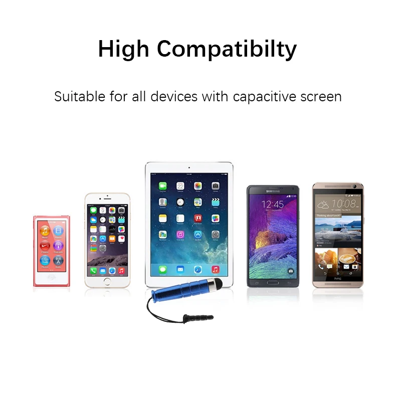 Stylus Capacitive Screen Touch Pen for iPhone 5 6 7 8 Plus X iPad Samsung Galaxy S6 S7 S8 Note5 Mobile Phone Android Tablet Pad
Stylus Capacitive Screen Touch Pen for iPhone 5 6 7 8 Plus X iPad Samsung Galaxy S6 S7 S8 Note5 Mobile Phone Android Tablet Pad