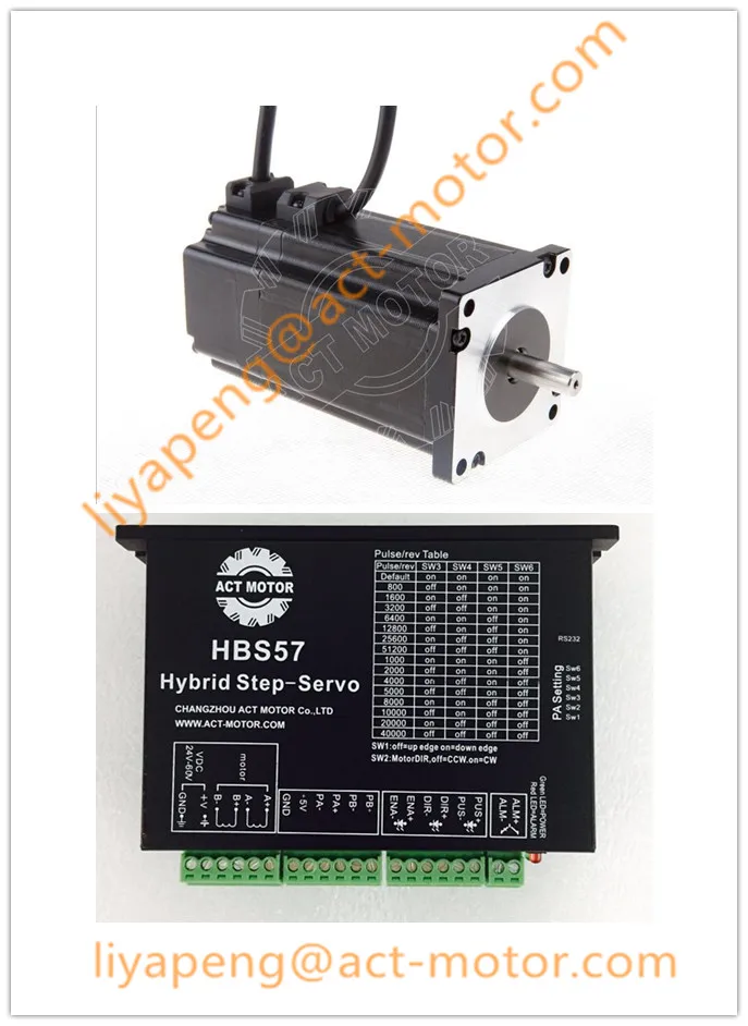 DHL free ship to EU ACT Closed-Loop Stepper Drive Controller HBS57 & NEMA23 motors CNC KIT
DHL free ship to EU ACT Closed-Loop Stepper Drive Controller HBS57 & NEMA23 motors CNC KIT