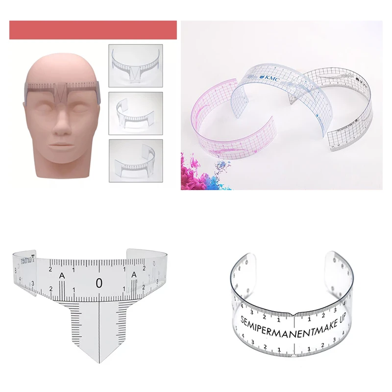 Tattoo Supplies Reusable Eyebrow Ruler Permanent Make up Microblading Accessories Plastic Eye brow Stencils Measuring Tools
Tattoo Supplies Reusable Eyebrow Ruler Permanent Make up Microblading Accessories Plastic Eye brow Stencils Measuring Tools