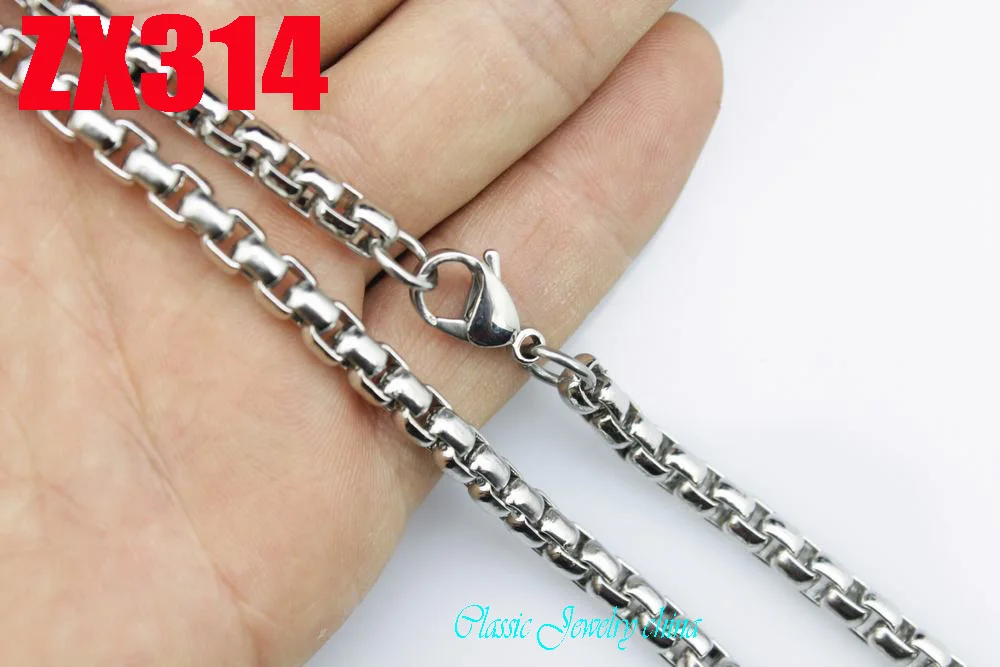 16"-38" 5.5mm round box chain stainless steel necklace fashion Sweater chain 20pcs ZX314
16"-38" 5.5mm round box chain stainless steel necklace fashion Sweater chain 20pcs ZX314