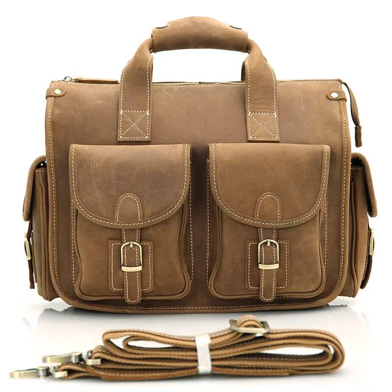 Briefcase Bags Men Cow Leather Vintage Travel Laptop Multifunction Travel Duffle Bags for Men Large Capacity Duffel Handbags
Briefcase Bags Men Cow Leather Vintage Travel Laptop Multifunction Travel Duffle Bags for Men Large Capacity Duffel Handbags
