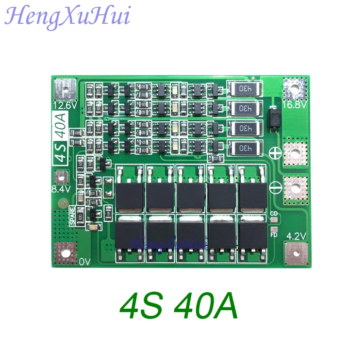 4S40A Lithium Power Battery Protection Board Drive Drill Motor 14.8V 16.8V PCB Board (Equalized Charging Optional) 20pcs/pack
4S40A Lithium Power Battery Protection Board Drive Drill Motor 14.8V 16.8V PCB Board (Equalized Charging Optional) 20pcs/pack