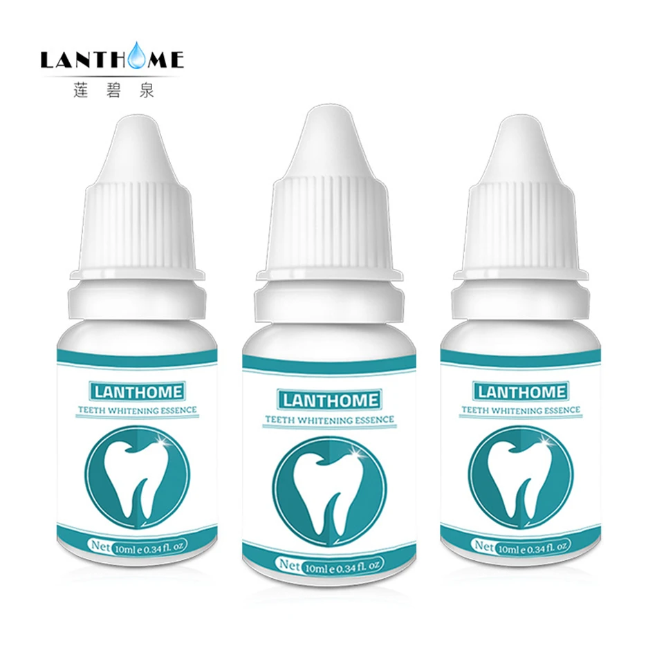 3pcs Lanthome Teeth Whitening Essence 10ml Dental Whitener White Bright Bleach Teeth Smoke Coffee Tea Stain Remover Oral Hygiene
3pcs Lanthome Teeth Whitening Essence 10ml Dental Whitener White Bright Bleach Teeth Smoke Coffee Tea Stain Remover Oral Hygiene