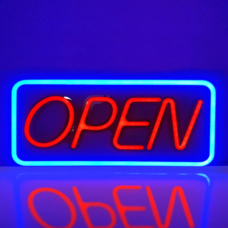 LED Store Open Sign Logo Advertising Lights Board Shopping Mall Bright Bright Led Open Neon sign For Business Shop Store
LED Store Open Sign Logo Advertising Lights Board Shopping Mall Bright Bright Led Open Neon sign For Business Shop Store