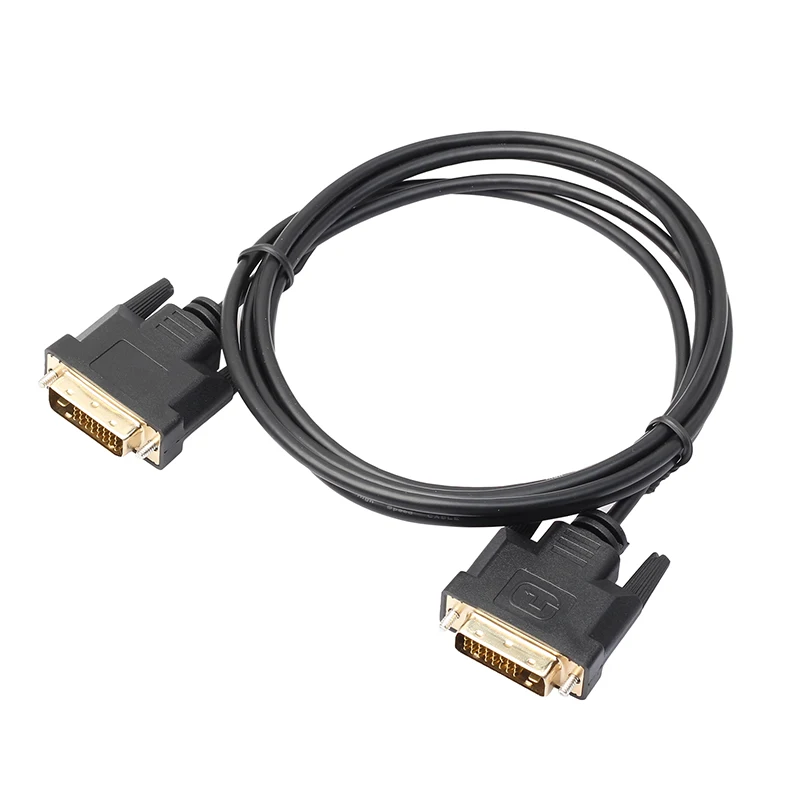 LCD Digital Monitor DVI D To DVI-D Gold Male 24+1 Pin Dual Link TV Cable For TFT Jun12 Professional Factory Price Fast Shipping
LCD Digital Monitor DVI D To DVI-D Gold Male 24+1 Pin Dual Link TV Cable For TFT Jun12 Professional Factory Price Fast Shipping