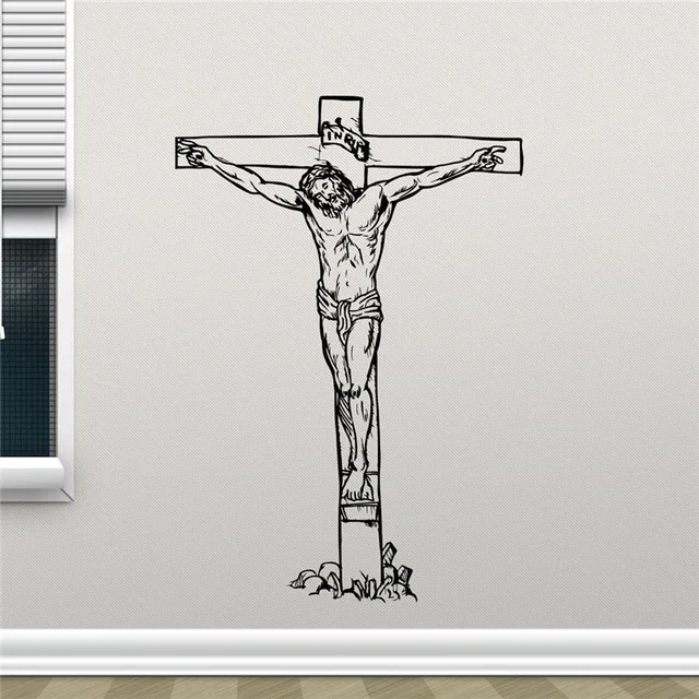 New arrival Jesus Christ On Cross Wall Decal Crucifixion Christian Religion Vinyl Sticker Church Wall Decor Wall Sticker
New arrival Jesus Christ On Cross Wall Decal Crucifixion Christian Religion Vinyl Sticker Church Wall Decor Wall Sticker