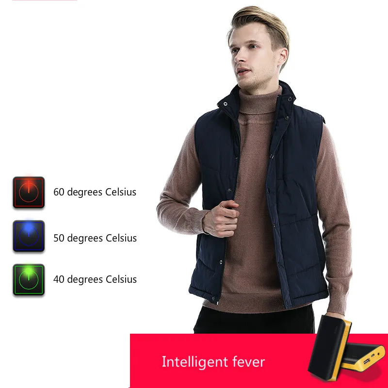 Winter Intelligent Electric Heating vest for Male's New Cold-Resistant and Warm USB Charging Heating Garment Hiking suit
Winter Intelligent Electric Heating vest for Male's New Cold-Resistant and Warm USB Charging Heating Garment Hiking suit